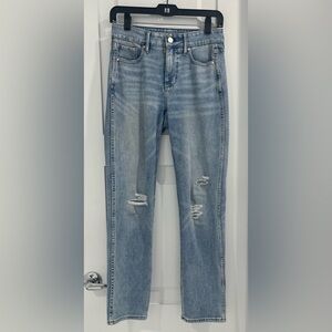 WHITE HOUSE BLACK MARKET The Straight Crop, Size 0L